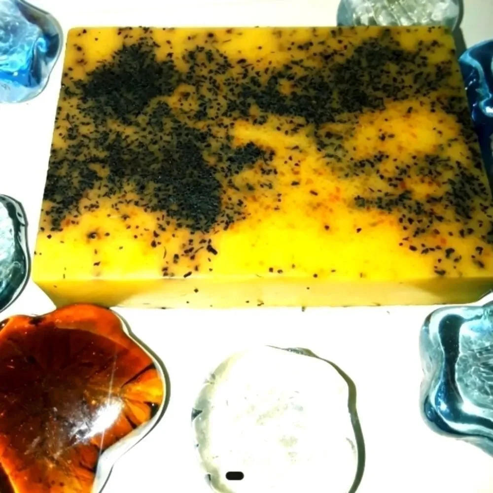 𝅺hand CRAFTED𝅺 ORANGE TEA Soap bar